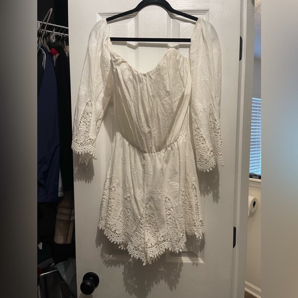 Vici White Romper